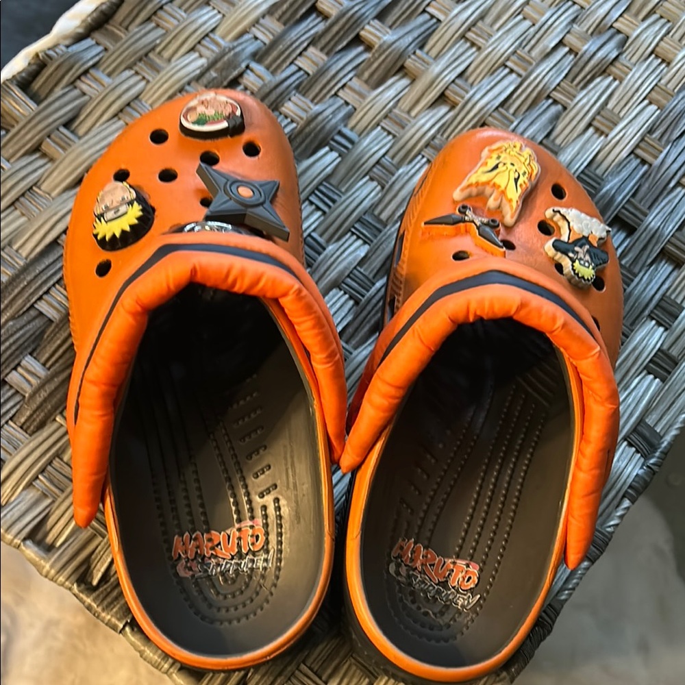 Kids Naruto Orange Clogs